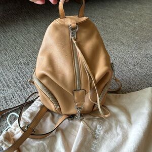 Rebecca Minkoff honey leather backpack
